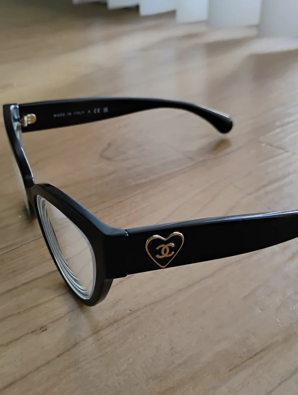 Chanel CH3436 c.501 Cat Eye Heart Logo Glasses Frames